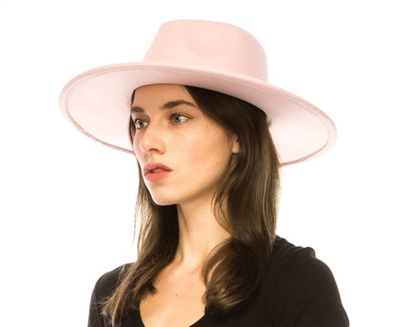 The Original Vegan Felt Rancher Hat - Many Colors!: Dusty Blue