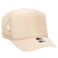 Otto 5-Panel High Crown Foam Trucker Hats, Mesh Back Cap - 39-165: Tan