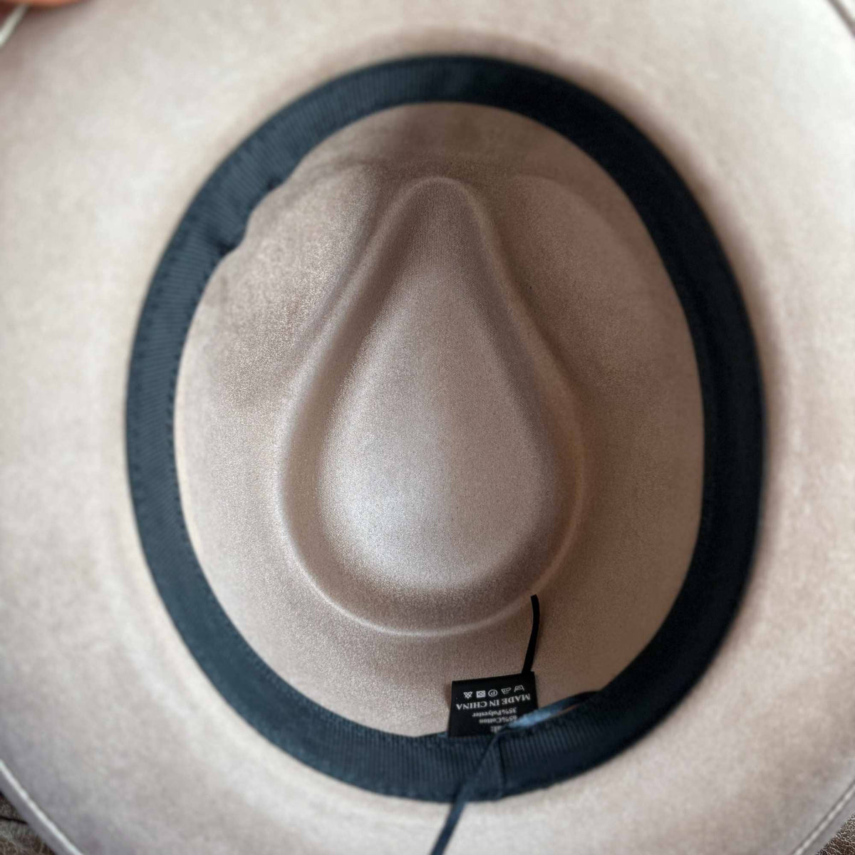 Stiff Short Brim Rancher in Suede Hat: Camel