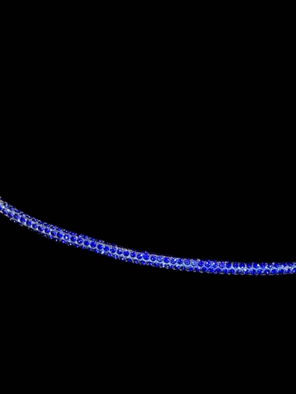 Rhinestone  lace accessory for hats : Silver