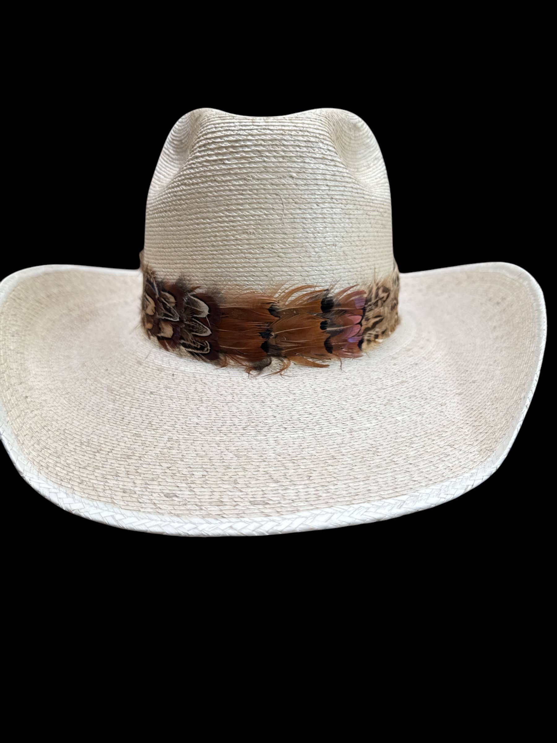 Feather hat band with strap: Feather #3