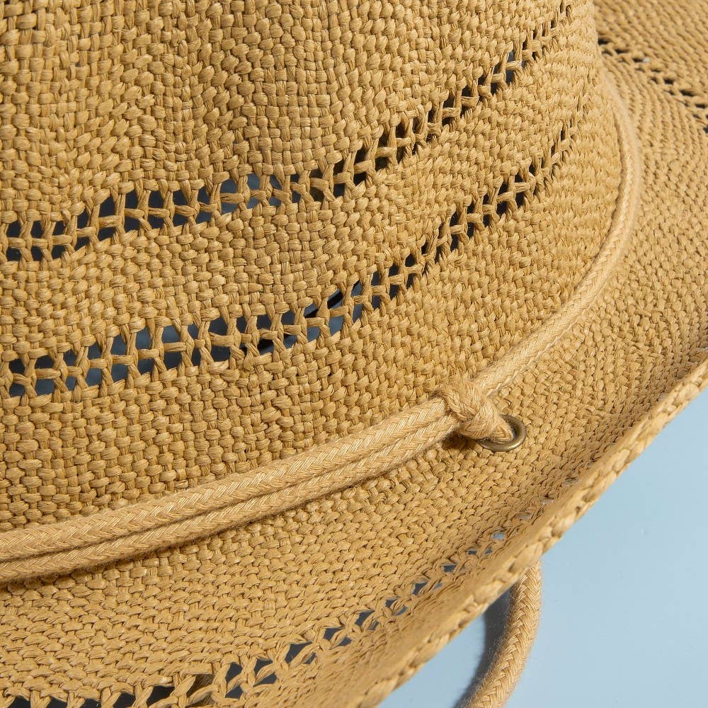 Straw Weave Cowboy Hat: KA