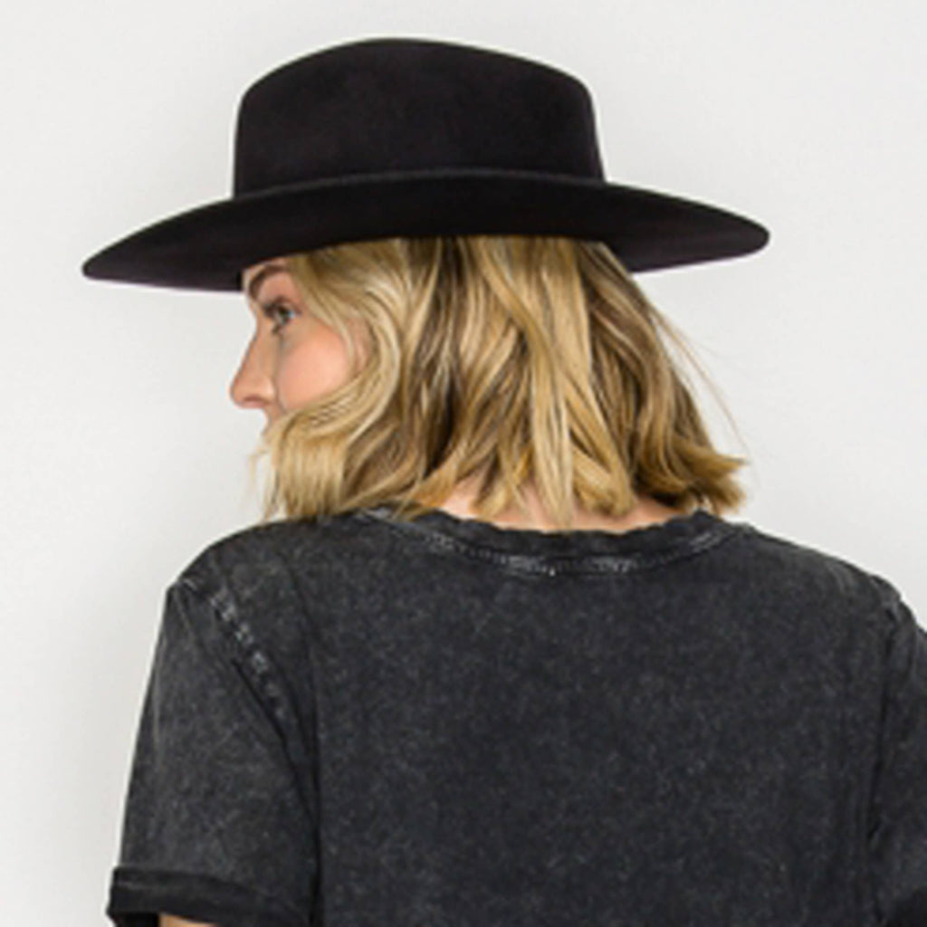 Stiff Short Brim Rancher in Suede Hat: Camel