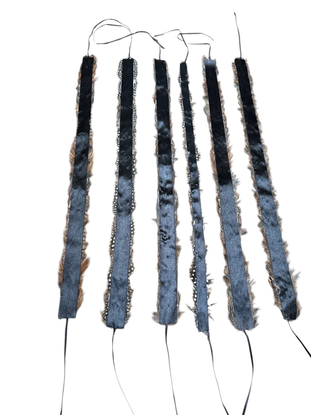 Feather hat band with strap: Feather #6