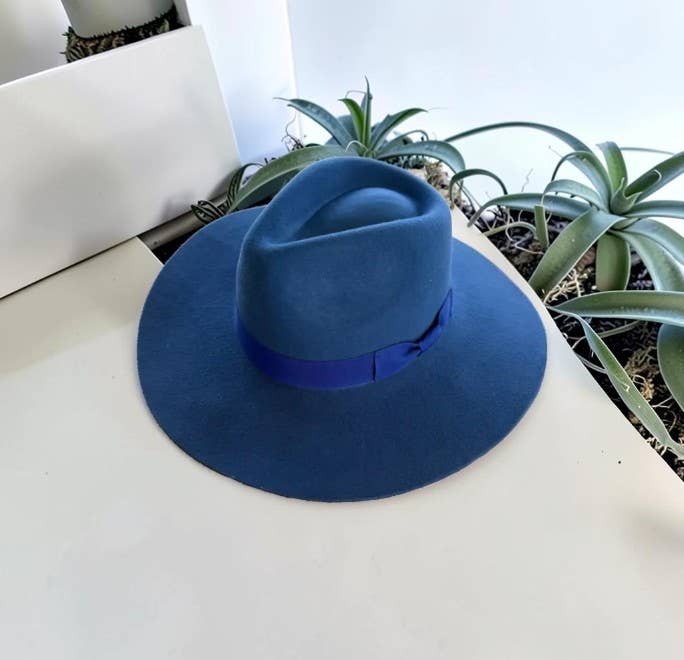 Australian Wool Rancher Hat with Grosgrain Band: Camel
