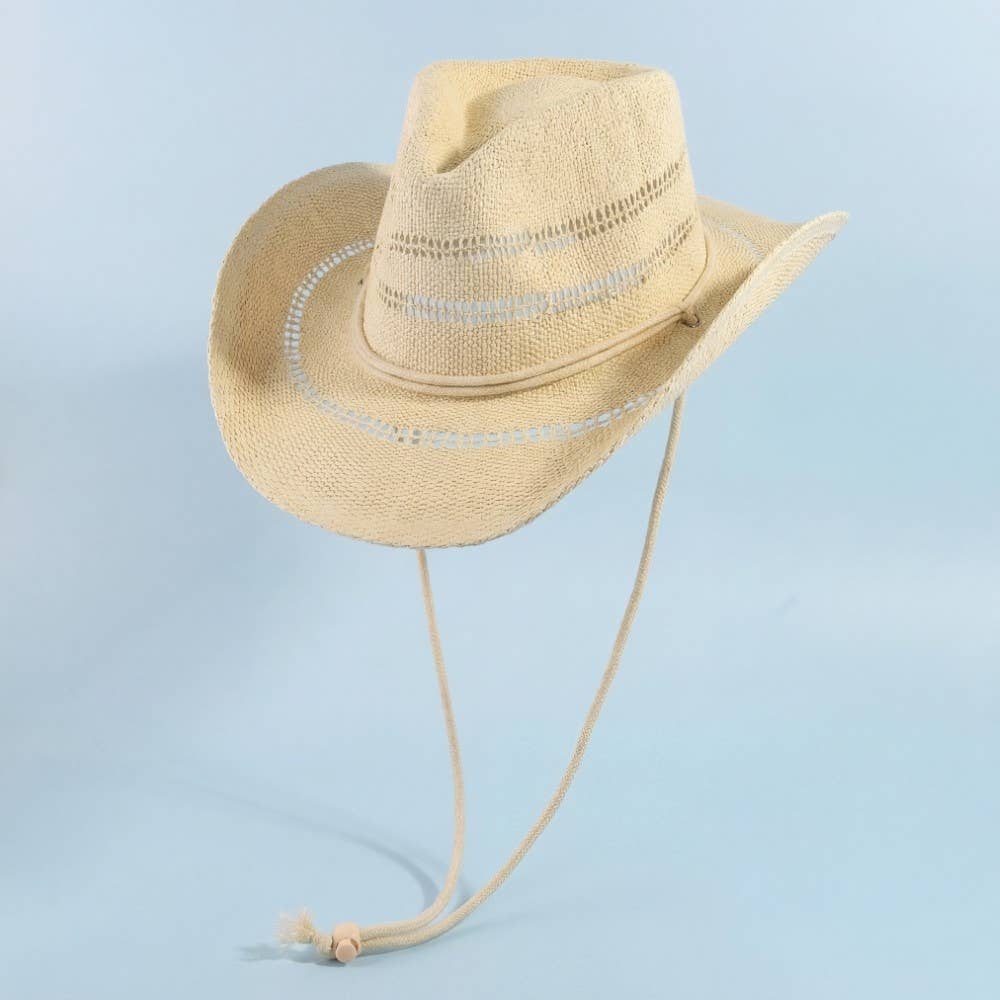 Straw Weave Cowboy Hat: KA