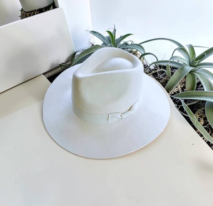 Australian Wool Rancher Hat with Grosgrain Band: Camel