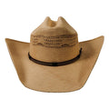 New Western Cowboy Straw Hat- Style American Maverick: Tan / MD