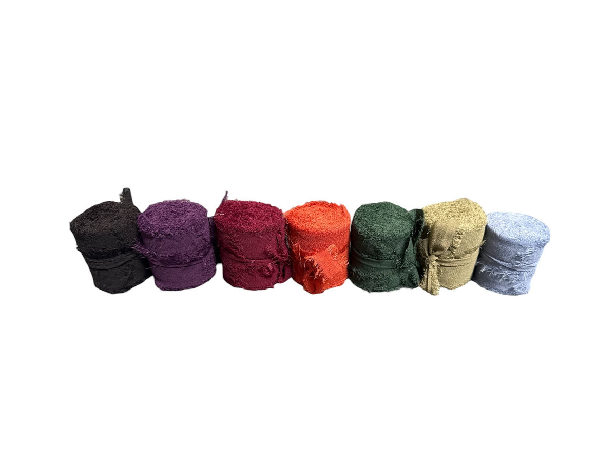 Chiffon Silk Ribbon: Black