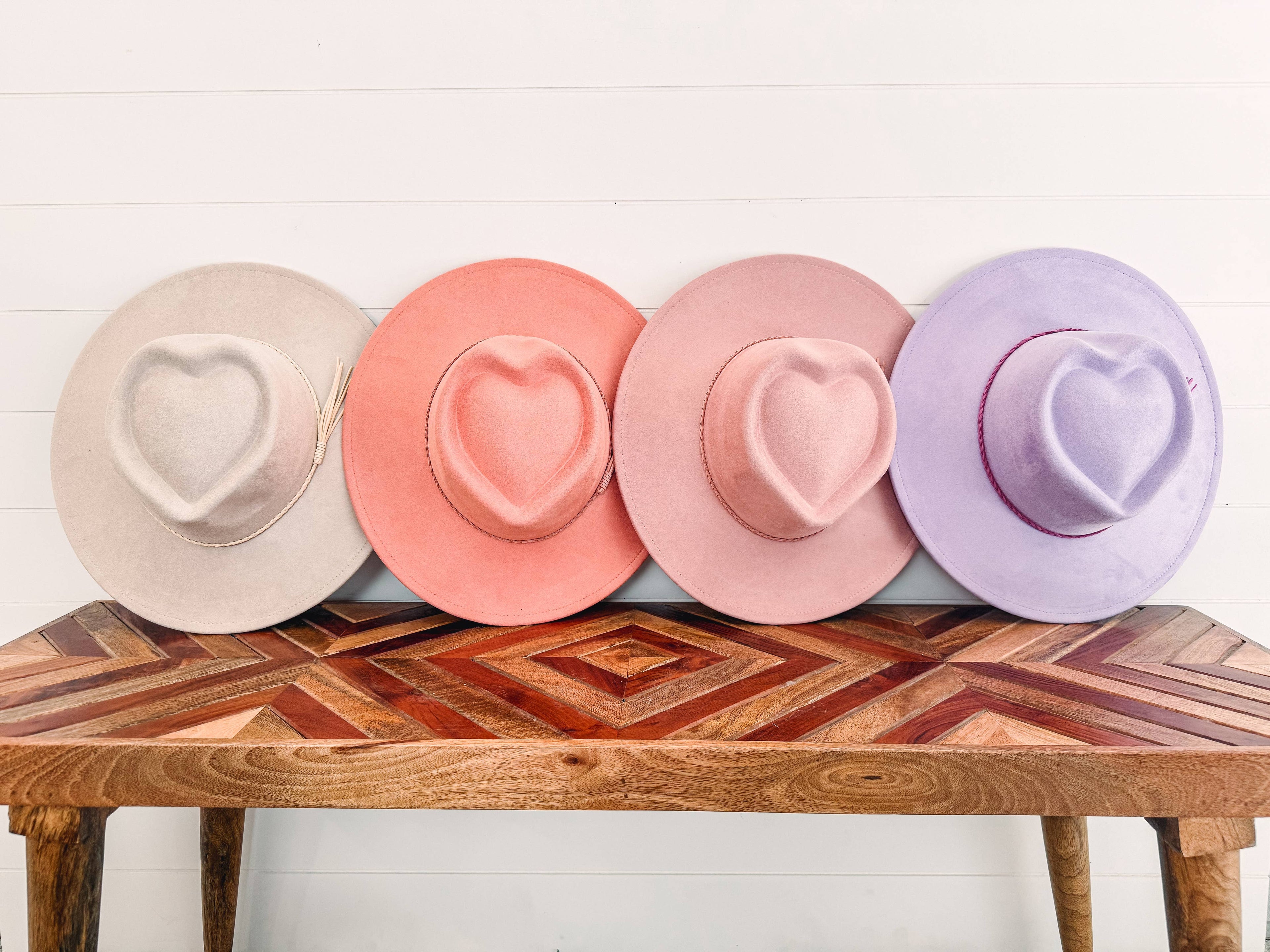 Heart Shaped Hat Blank: Stone