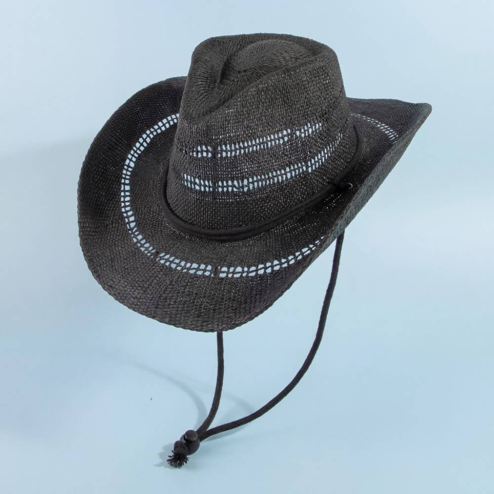 Straw Weave Cowboy Hat: KA