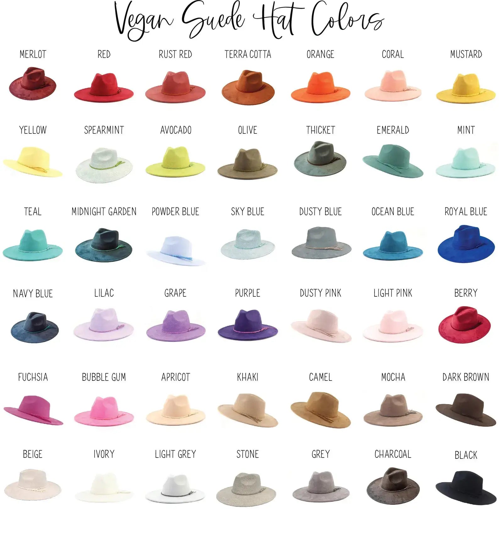 Blank Vegan Suede Hat: Beige