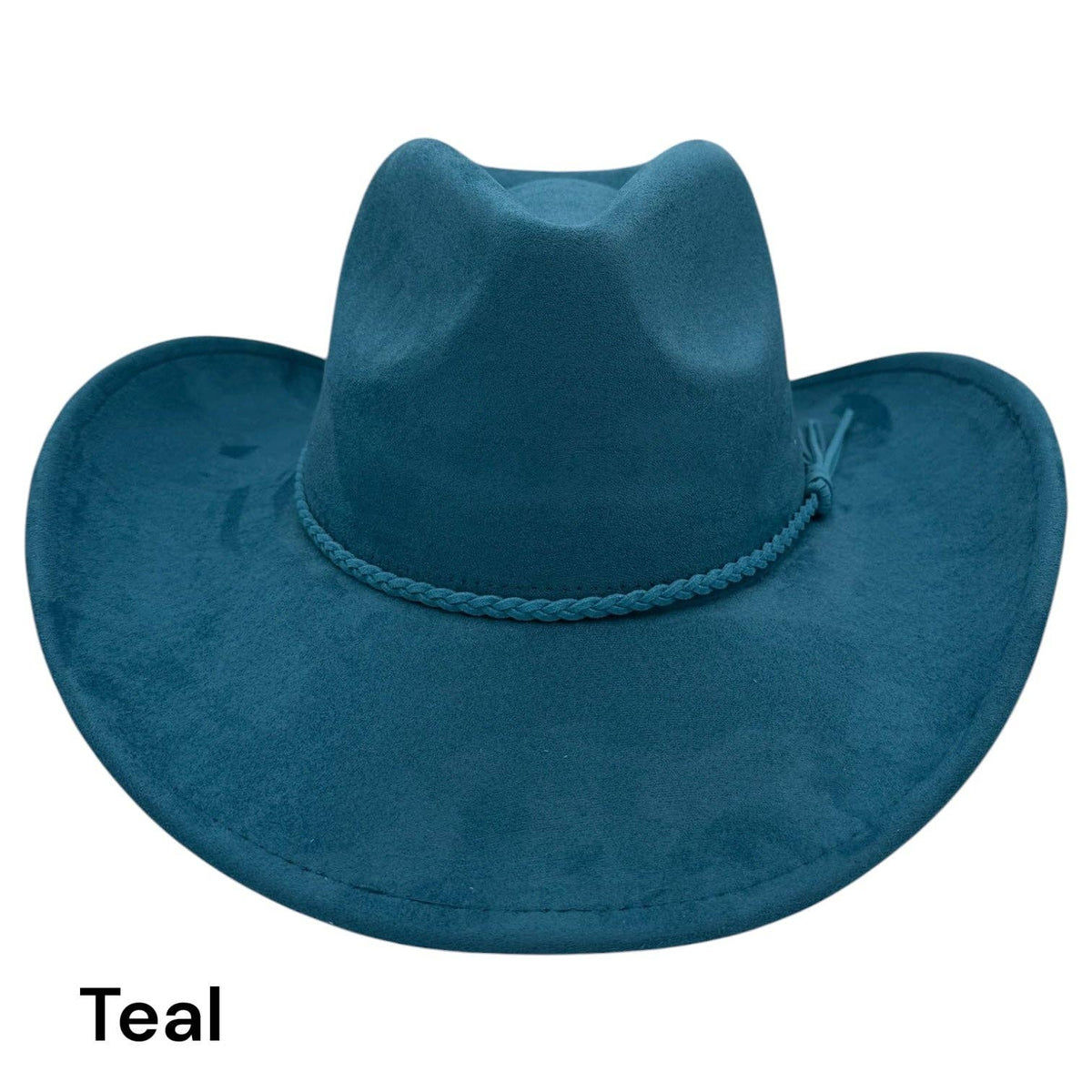 Cowboy Style Vegan Suede Hat for personalization: Sandstone