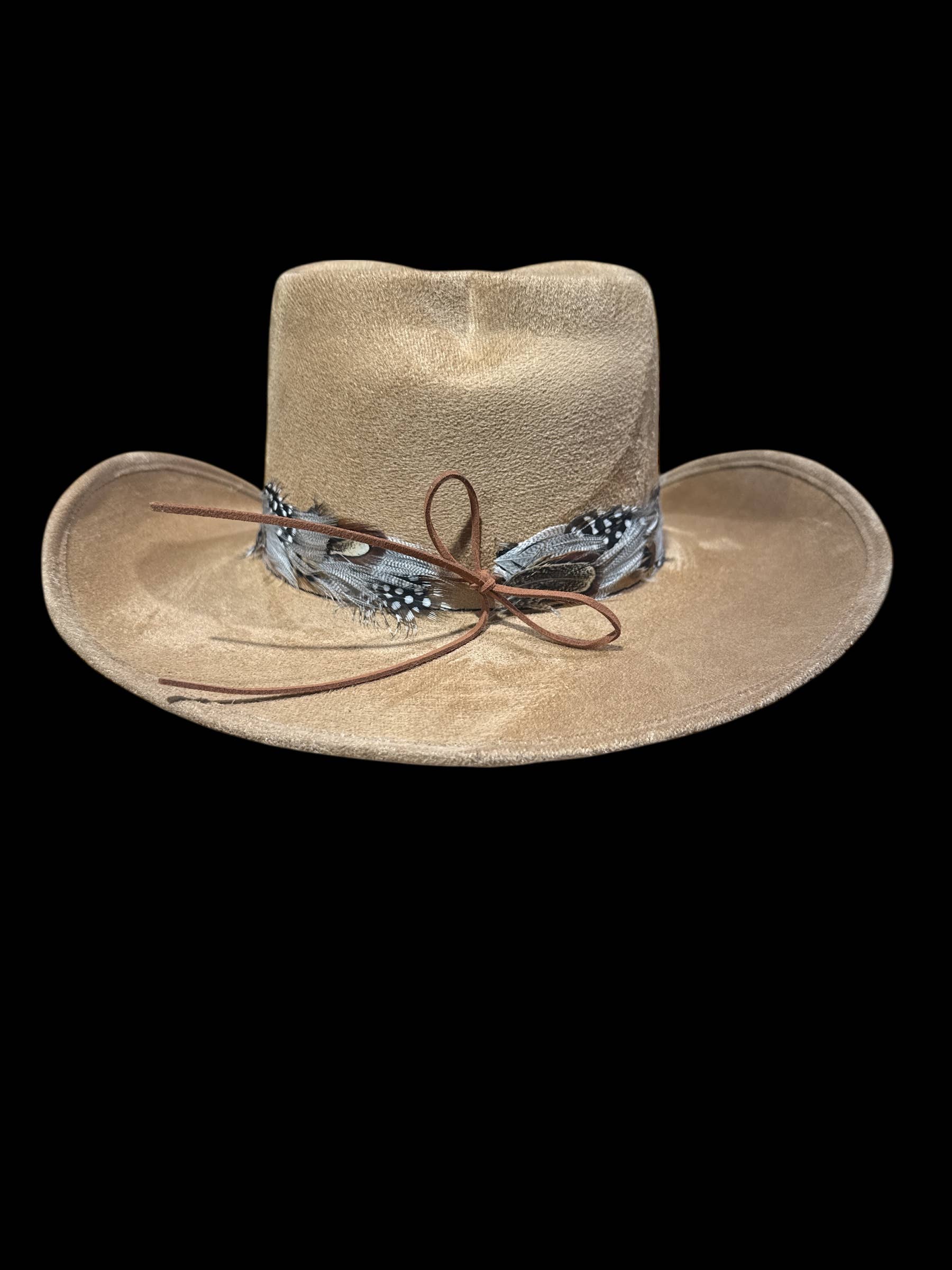 Feather hat band with strap: Feather #6
