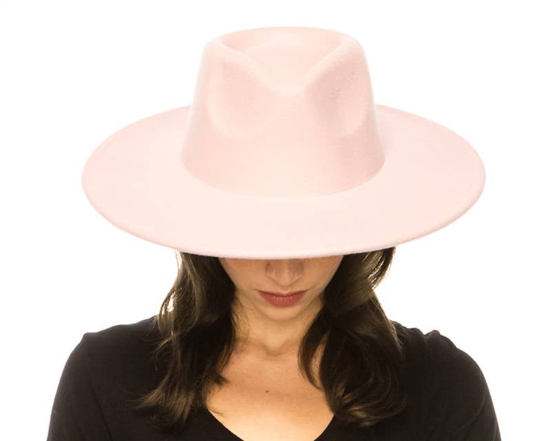 The Original Vegan Felt Rancher Hat - Many Colors!: Dusty Blue
