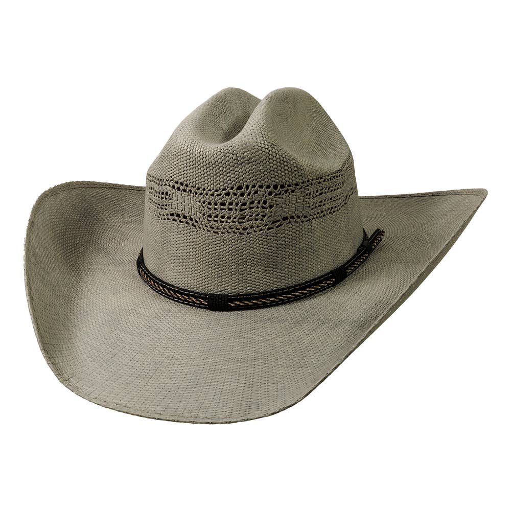 New Western Cowboy Straw Hat- Style American Maverick: Tan / MD