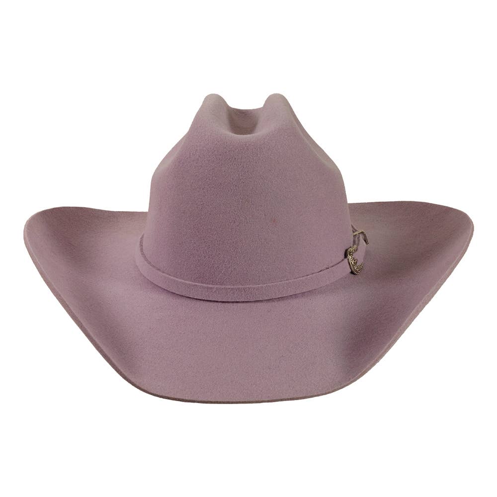 100% Wool Felt Western Cowboy Hat - Style Cattleman: Gunsmoke / LG