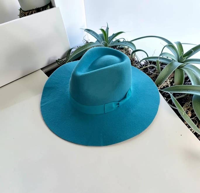 Australian Wool Rancher Hat with Grosgrain Band: Olive