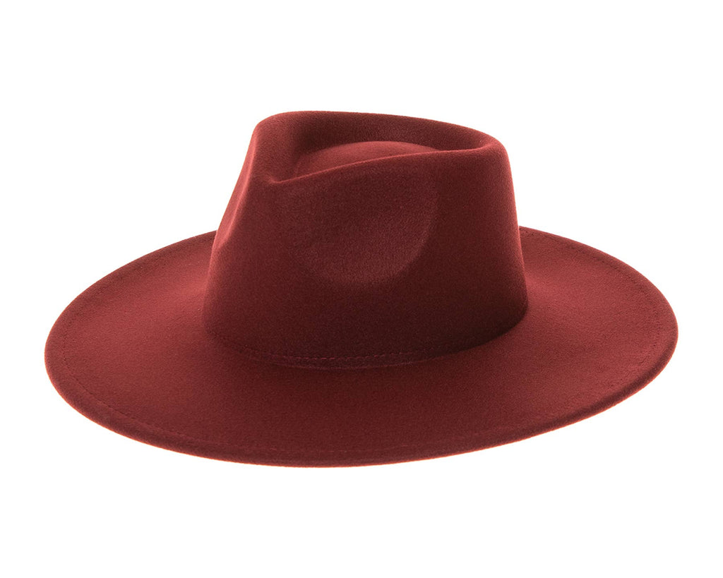 The Original Vegan Felt Rancher Hat - Many Colors!: Dusty Blue