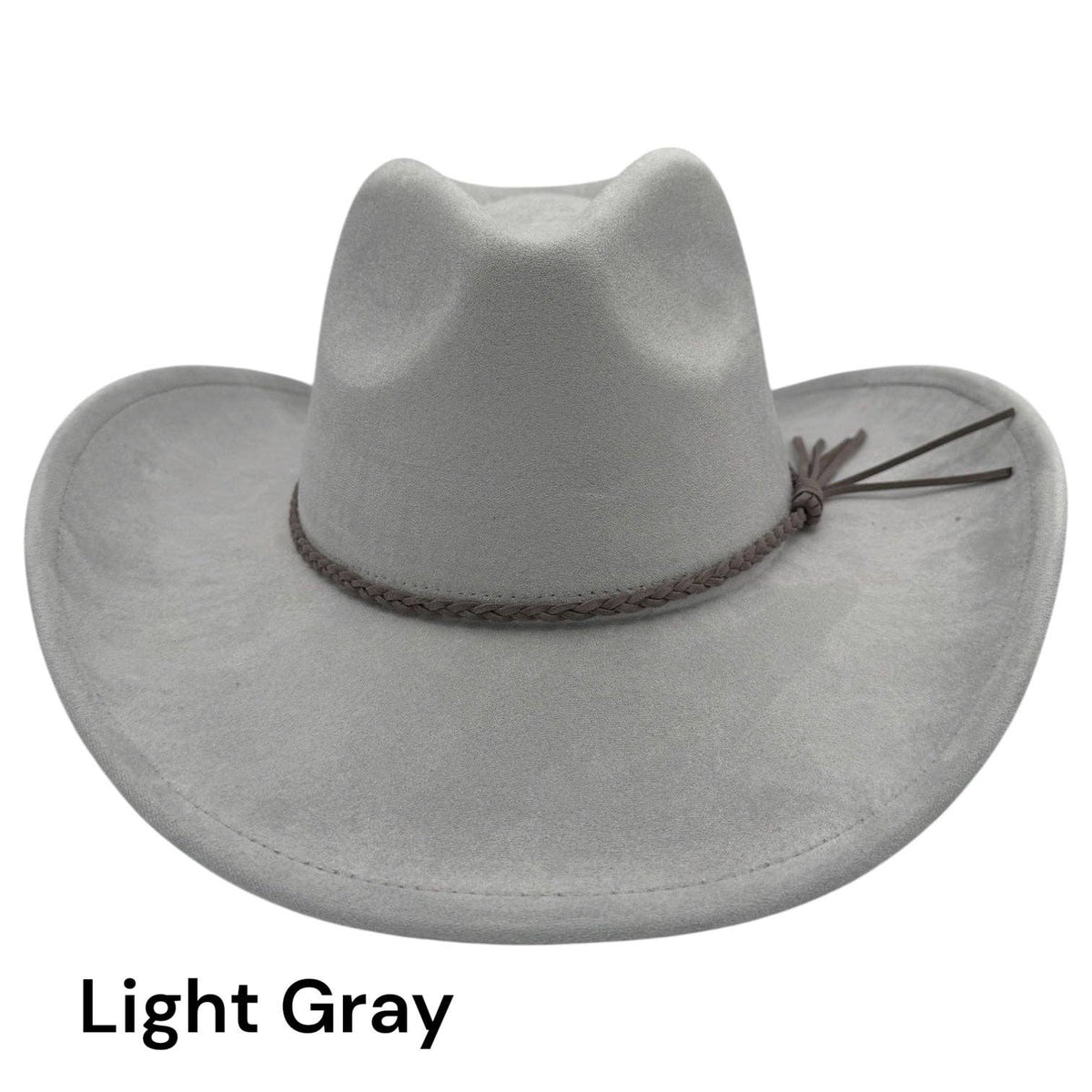 Cowboy Style Vegan Suede Hat for personalization: Sandstone