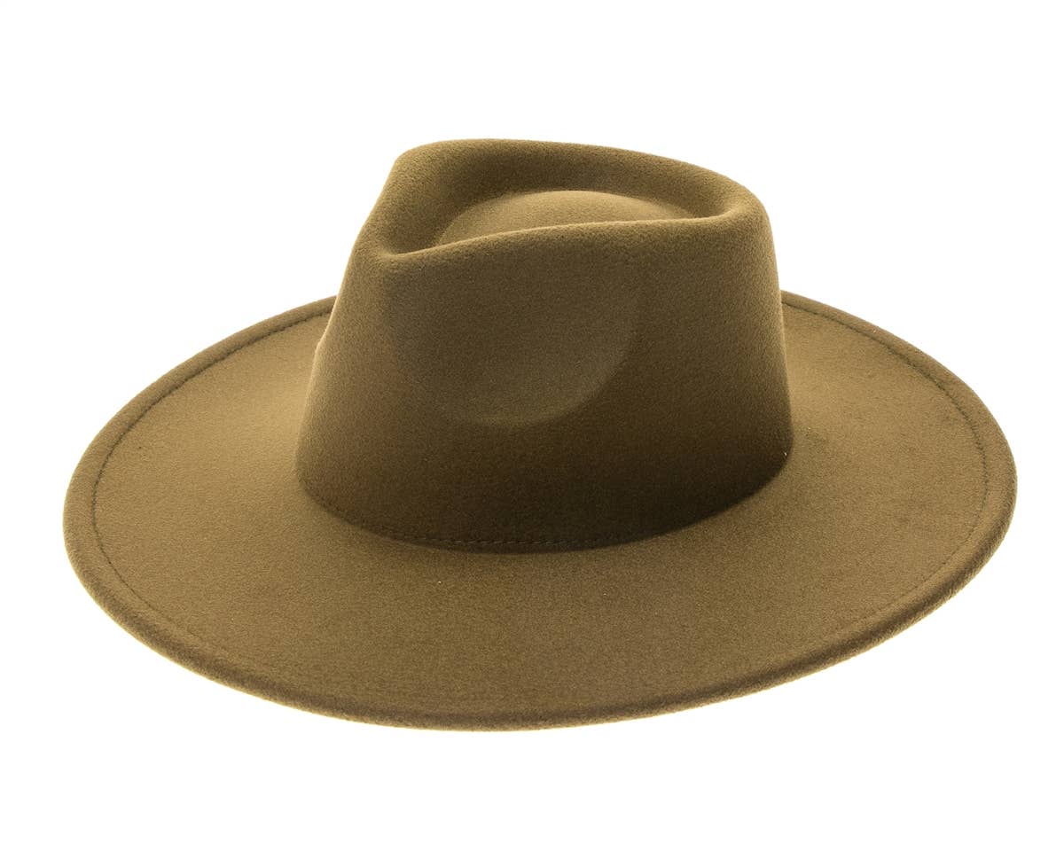 The Original Vegan Felt Rancher Hat - Many Colors!: Dusty Blue