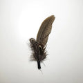 Feather Hat Accent- Style Pearl: Cream