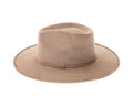 Stiff Brim Rancher Hat - Premium Vegan Suede - 12+ Colors!: Light Taupe