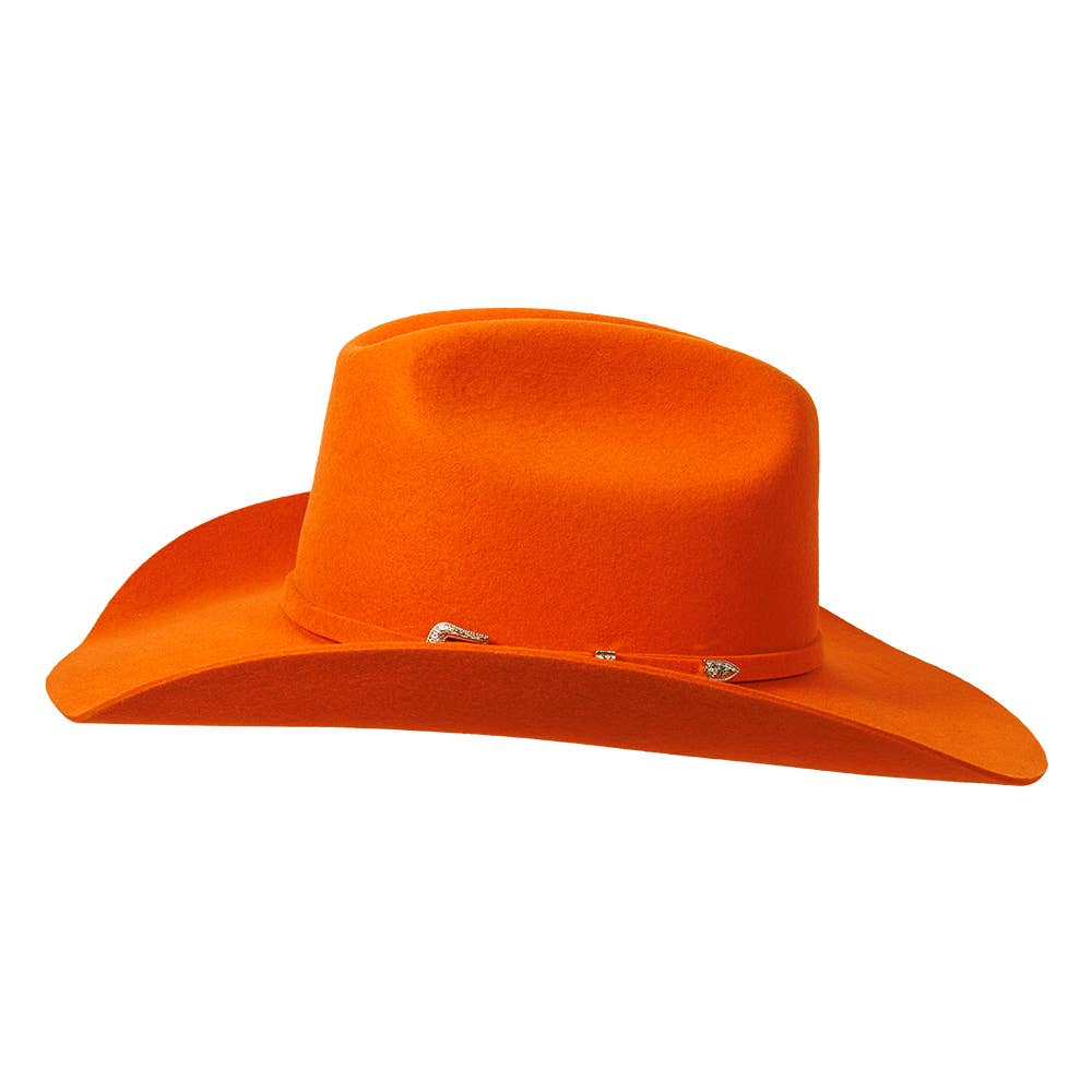100% Wool Felt Western Cowboy Hat - Style Cattleman: Gunsmoke / LG