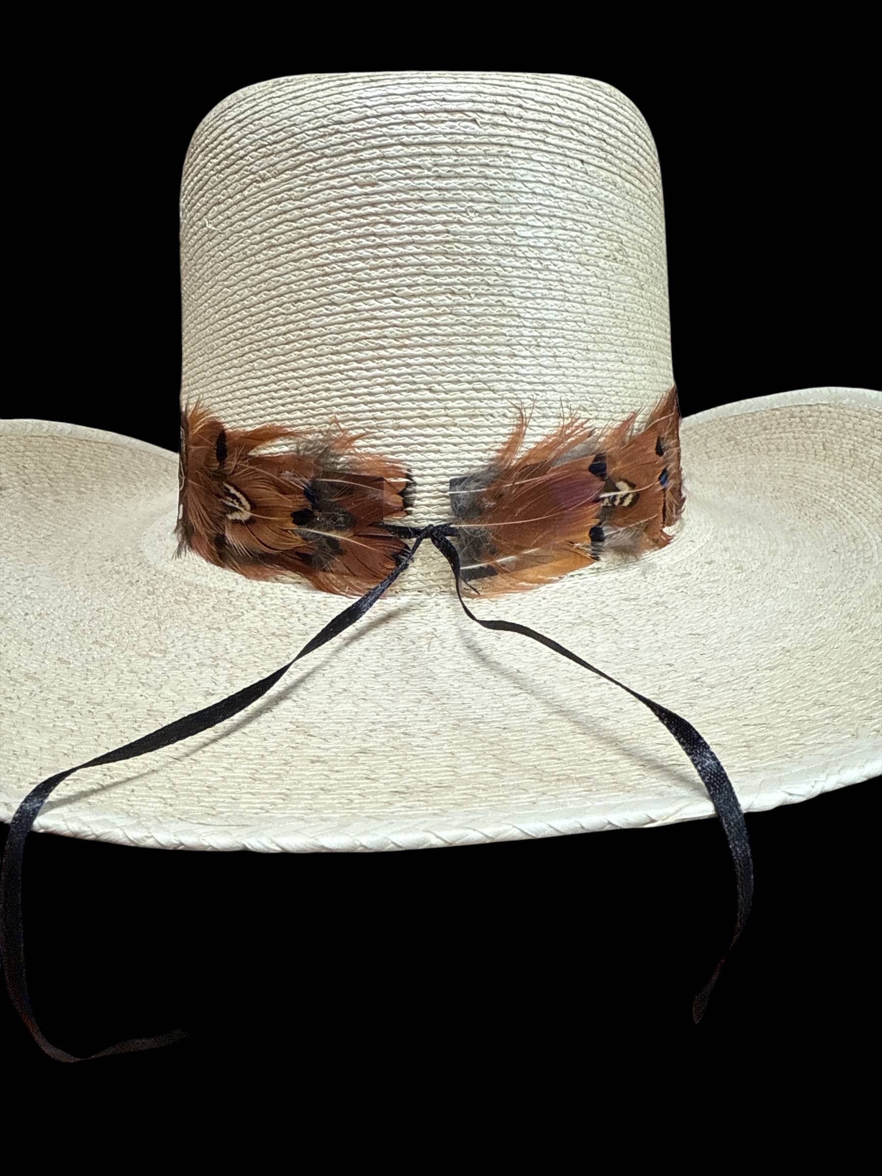 Feather hat band with strap: Feather #3