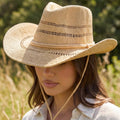 Straw Weave Cowboy Hat: KA