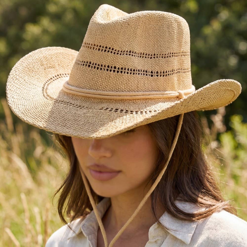 Straw Weave Cowboy Hat: IV