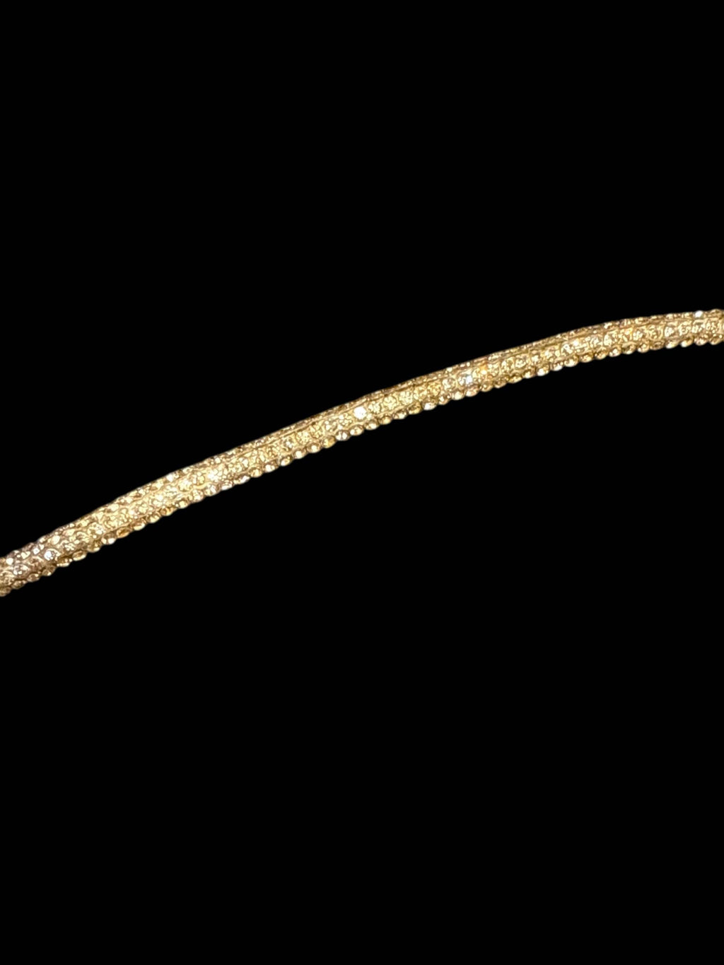 Rhinestone  lace accessory for hats : Black