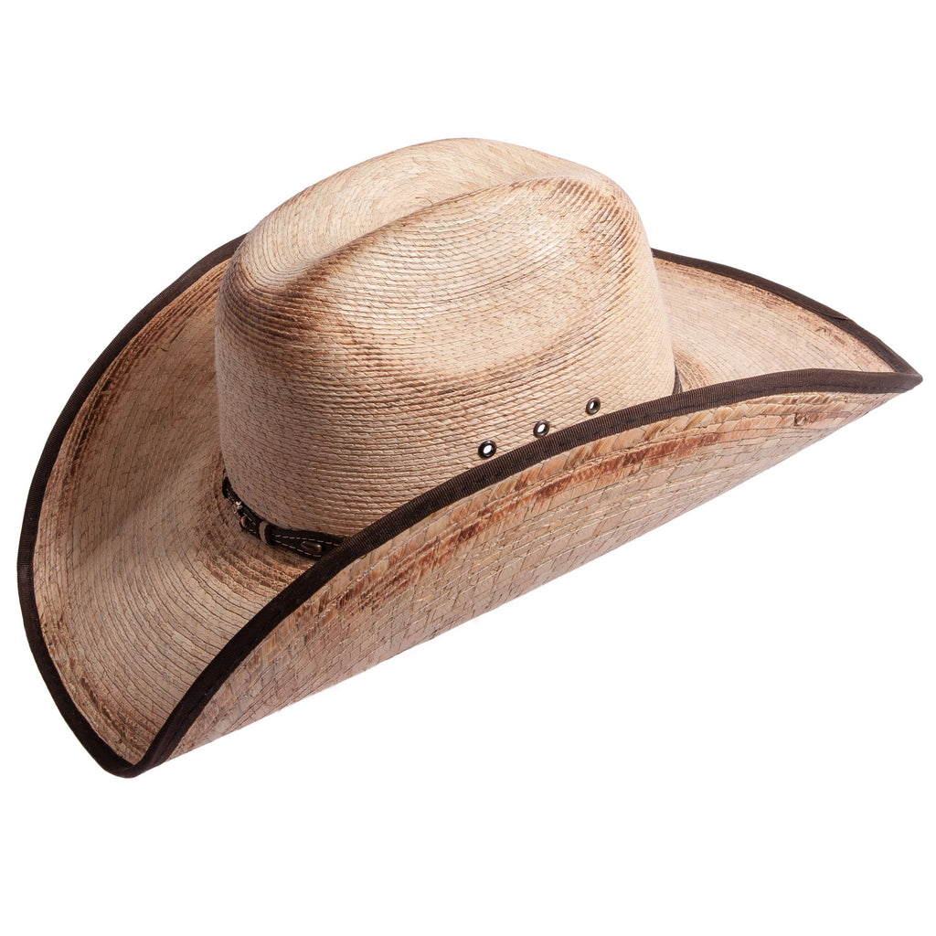 Mexican Palm Cowboy Hat - Style Lucas: Natural / LG
