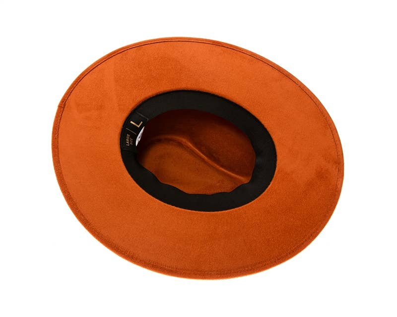 Stiff Brim Rancher Hat - Premium Vegan Suede - 12+ Colors!: Ivory