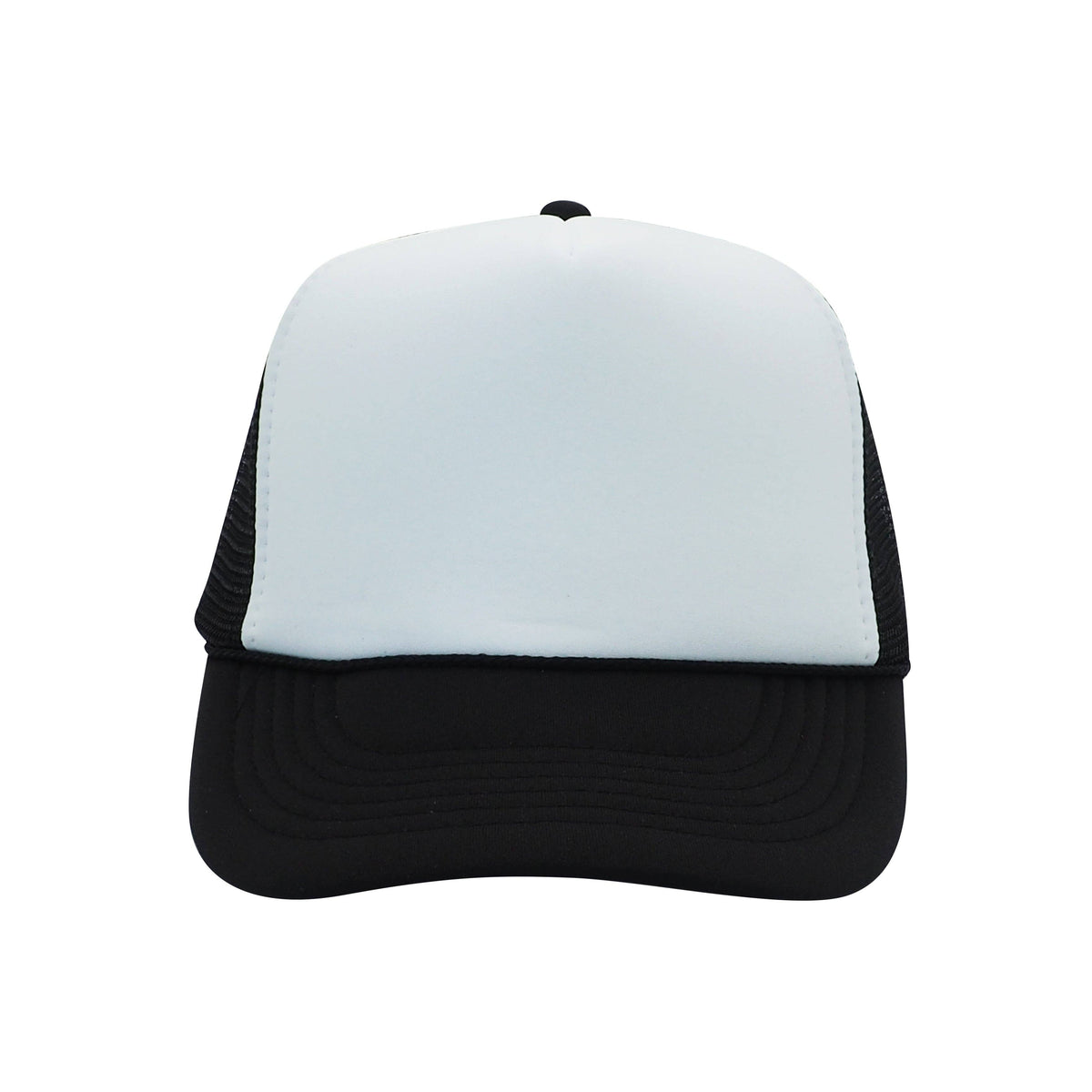 Nissun Classic Trucker Baseball Hats Caps Foam Mesh Blank Solid Two Tone Snapback: Maroon/White