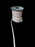 Faux Suede Cord Lace Gold & Silver studs: Baby Pink / Silver