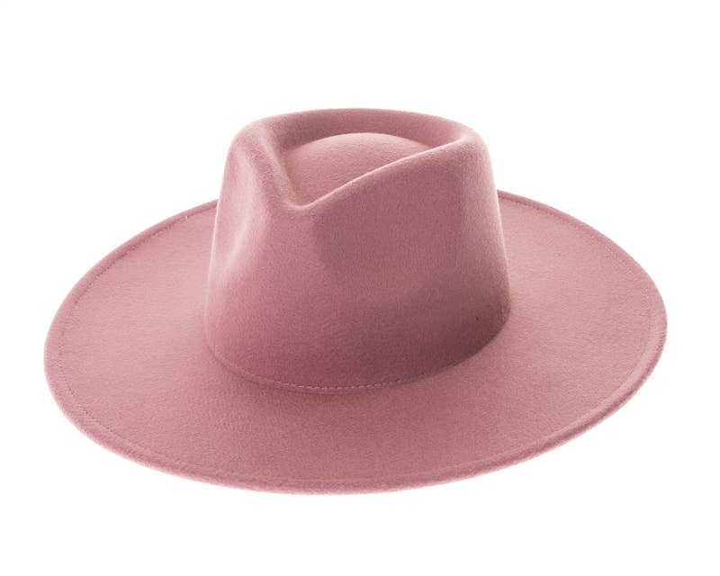 The Original Vegan Felt Rancher Hat - Many Colors!: Dusty Blue