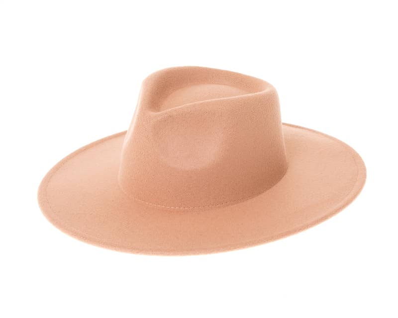 The Original Vegan Felt Rancher Hat - Many Colors!: Dusty Blue