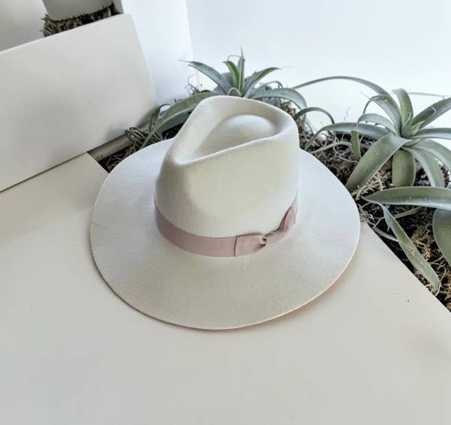 Australian Wool Rancher Hat with Grosgrain Band: Camel