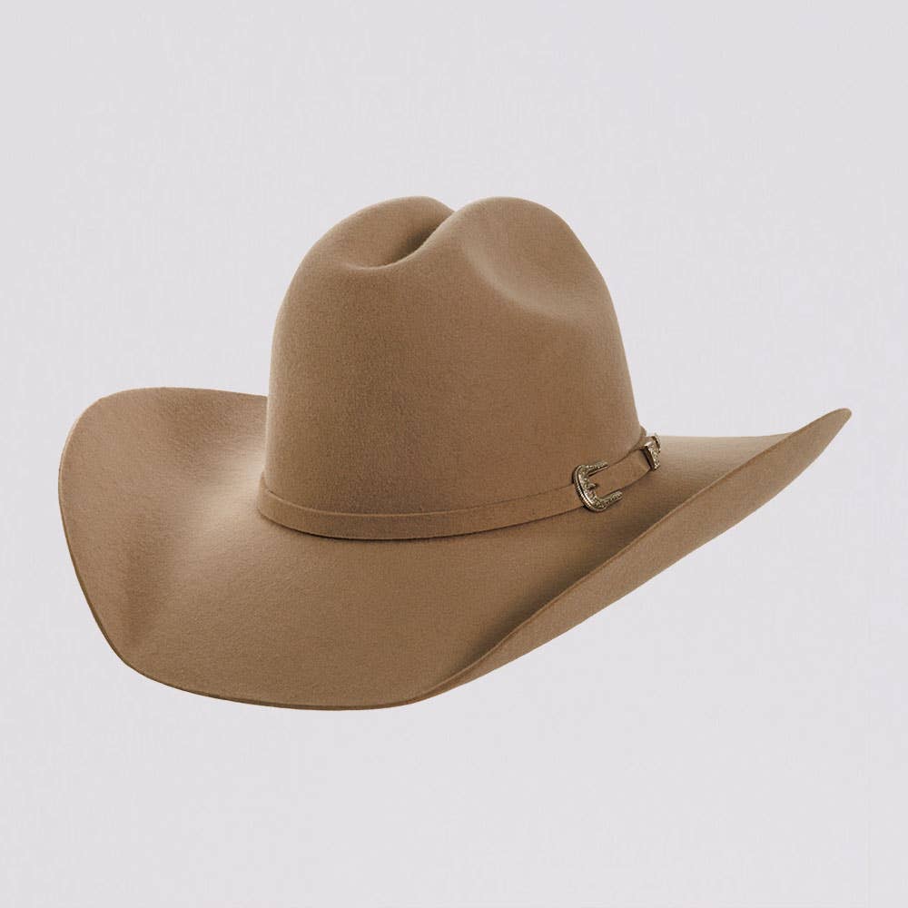 100% Wool Felt Western Cowboy Hat - Style Cattleman: Gunsmoke / LG