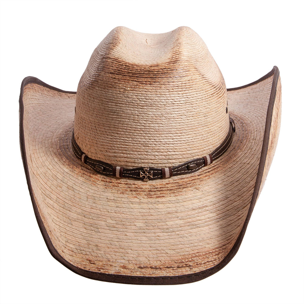 Mexican Palm Cowboy Hat - Style Lucas: Natural / MD