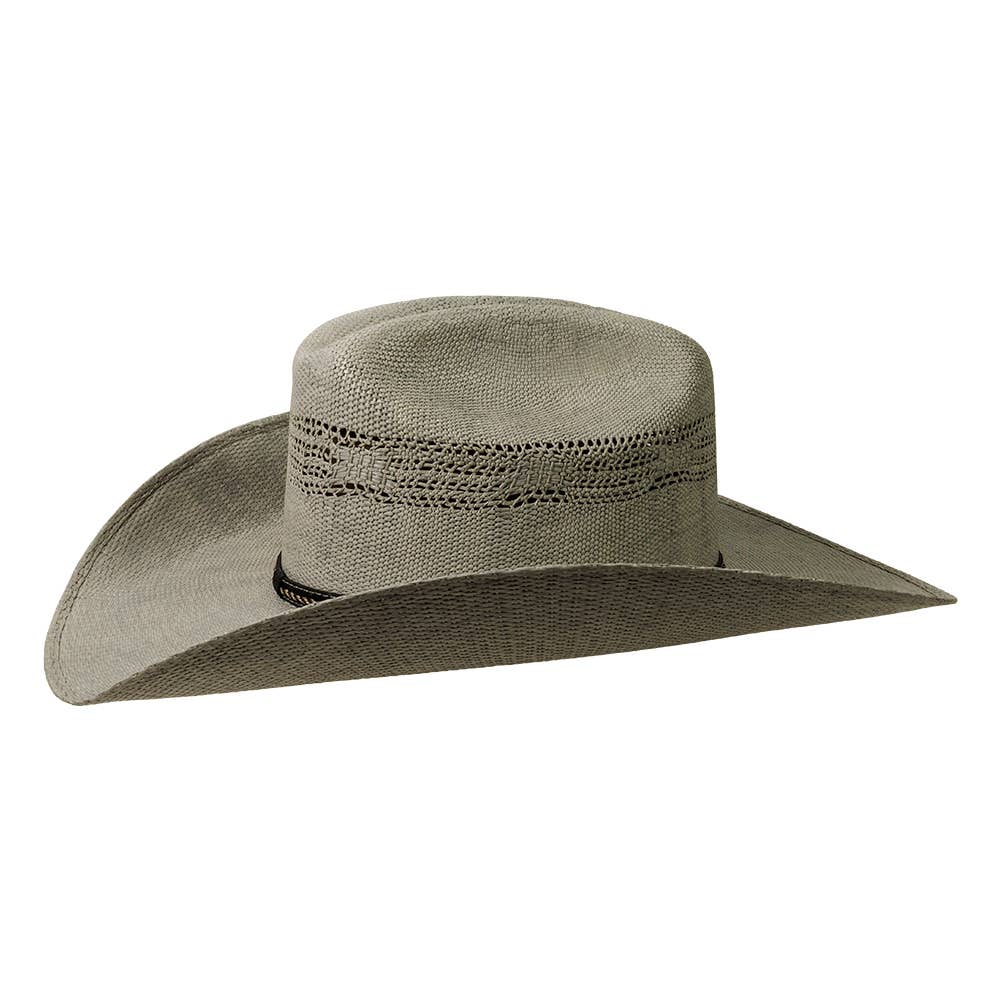 New Western Cowboy Straw Hat- Style American Maverick: Tan / MD