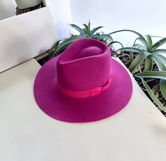 Australian Wool Rancher Hat with Grosgrain Band: Olive