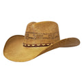 DURANGO TOBACCO BANGORA STRAW 218: Medium  fits 7-1/8 to 7-1/4