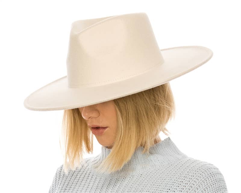The Original Vegan Felt Rancher Hat - Many Colors!: Dusty Blue