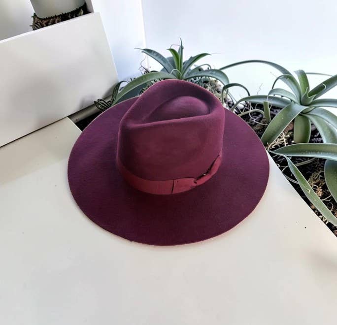 Australian Wool Rancher Hat with Grosgrain Band: Olive