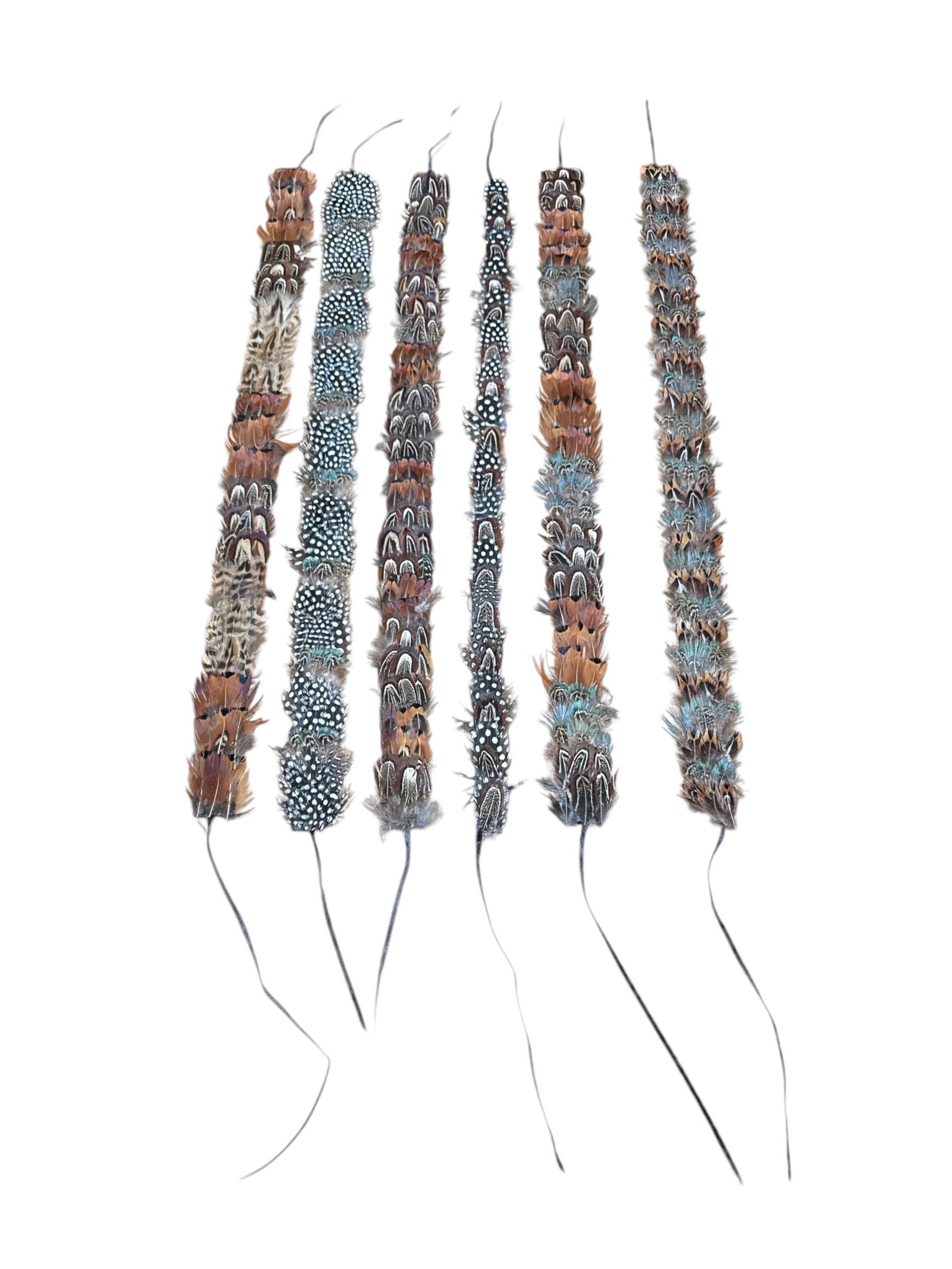 Feather hat band with strap: Feather #6