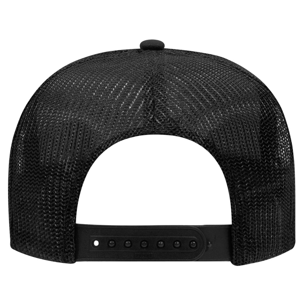 Otto 5-Panel High Crown Foam Trucker Hats, Mesh Back Cap - 39-165: Brn/Tan/Brn
