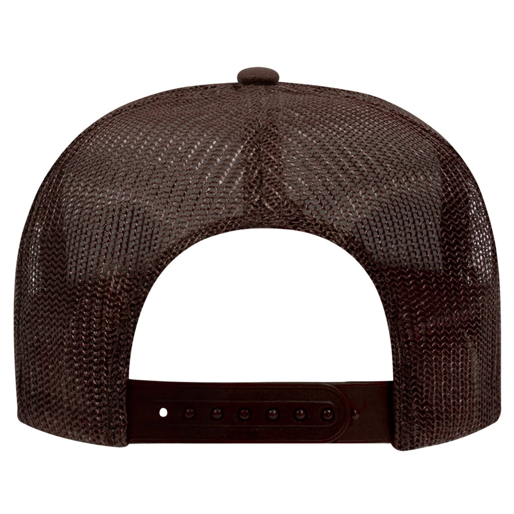 Otto 5-Panel High Crown Foam Trucker Hats, Mesh Back Cap - 39-165: N.Pnk/Wht/N.Pnk