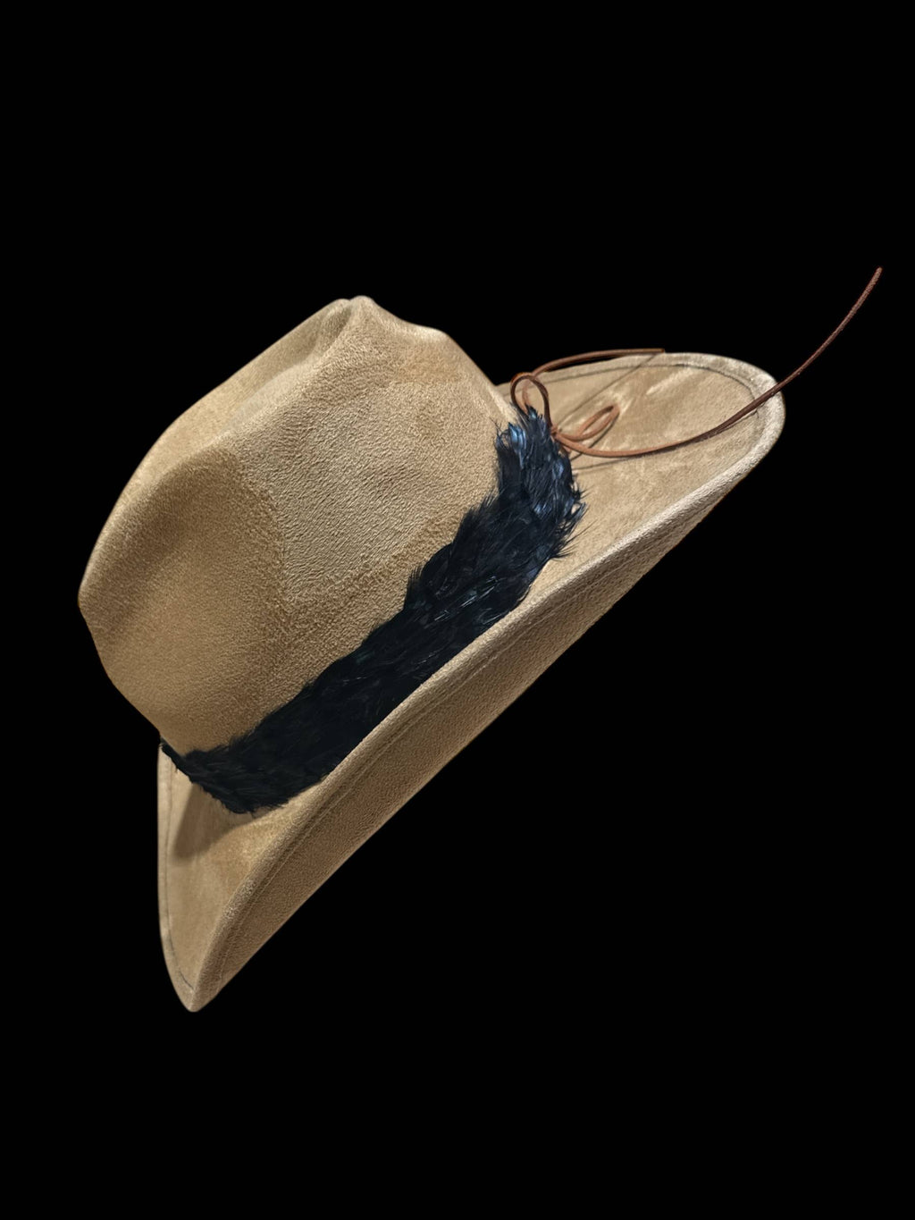 Feather hat band with strap: Feather #6